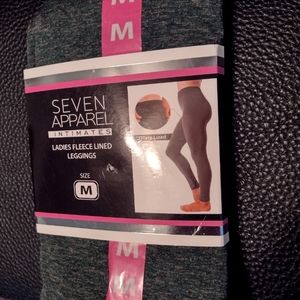NWT Seven Apparel Medium fleece lined leggings